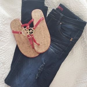 Michael Kors Jelly Red Sandals